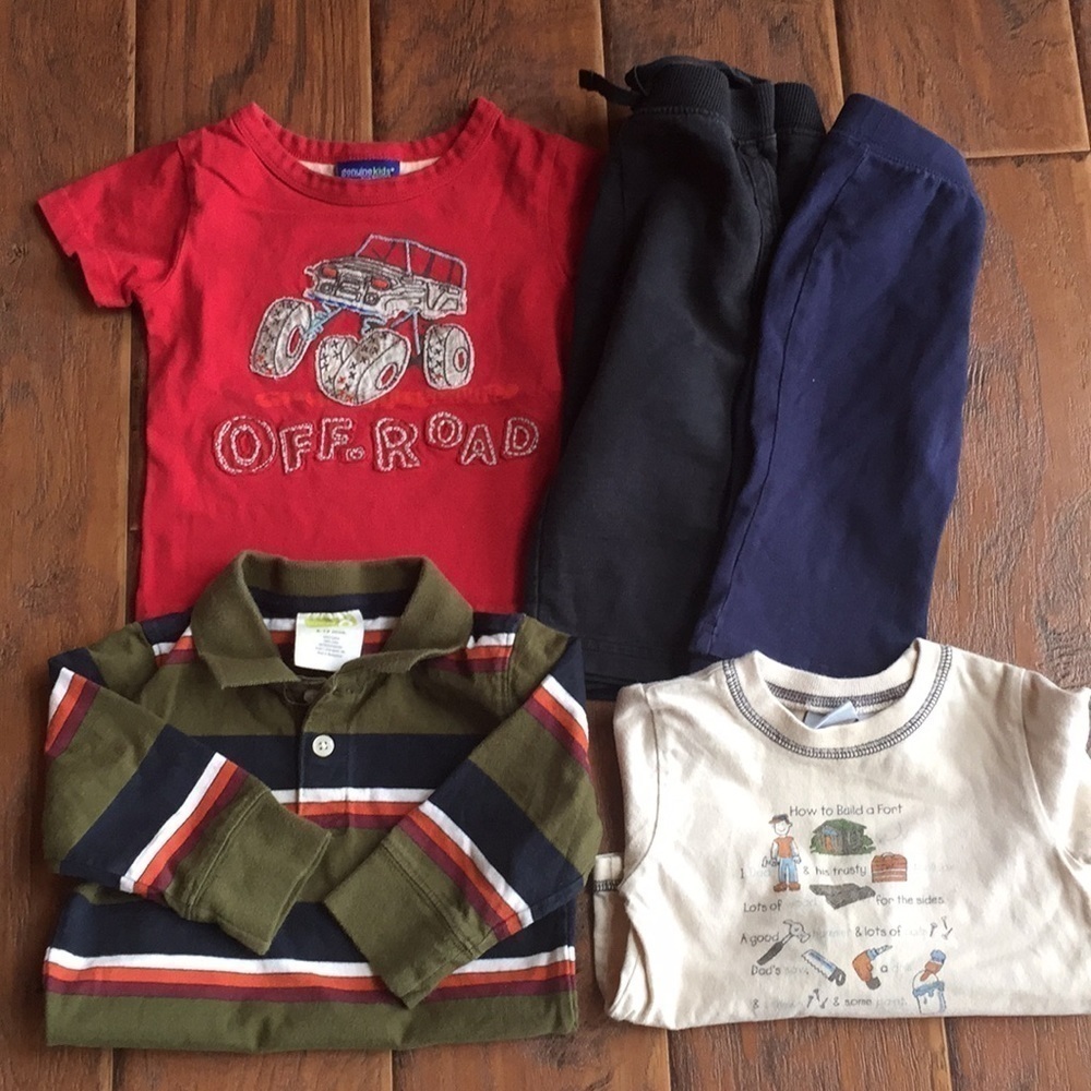 COPY - 12 Month Bundle - 2 Pants, 2 Long Sleeve, 1 Short